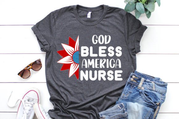 God Bless America Nurse T-Shirt Design: An Embroidery Review