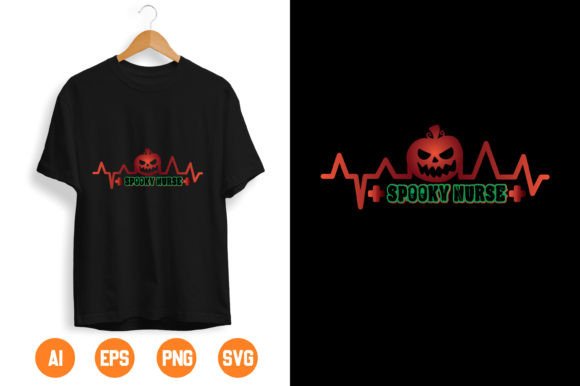 Halloween T-Shirt Design-07: Spooky Nurse Review