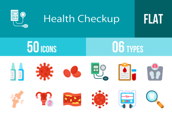 Health Checkup Icons That Actually Stitch Well