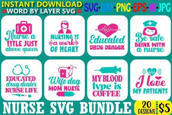 Nurse SVG Bundle Vol. 8: A Designer's Hands-On Review