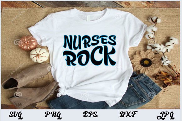 Retro Nurse Design, Nurses Rock